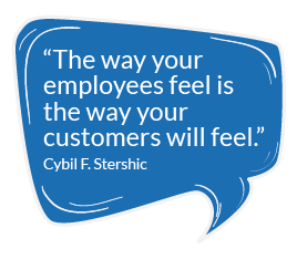 Covey upsell and cross-sell: “The way your employees feel is the way your customers will feel.” –Sybil F. Stershic Covey upsell and cross-sell: “The way your employees feel is the way your customers will feel.” –Sybil F. Stershic